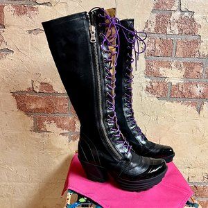 John Fluevog Mellow Jazzy, Black, Size 11